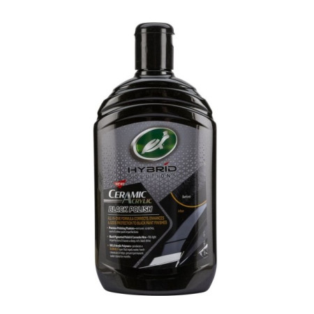 Turtle Wax Hybrid Solution Ceramic Acrylic Black Polish 500ml | 53677 Turtle Wax Hybrid Solution Ceramic Acrylic Black Polish 500ml | 53677